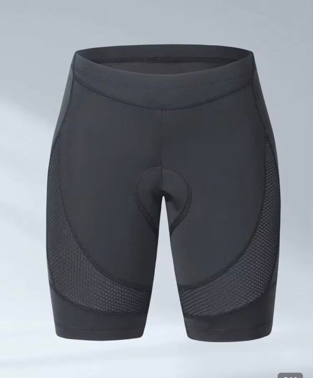 BEROY Women's black Bike Shorts 4D Padded Cycling athletic wear Shorts sz3XL NWT